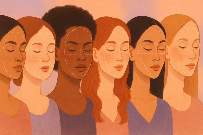 How to determine your face shape