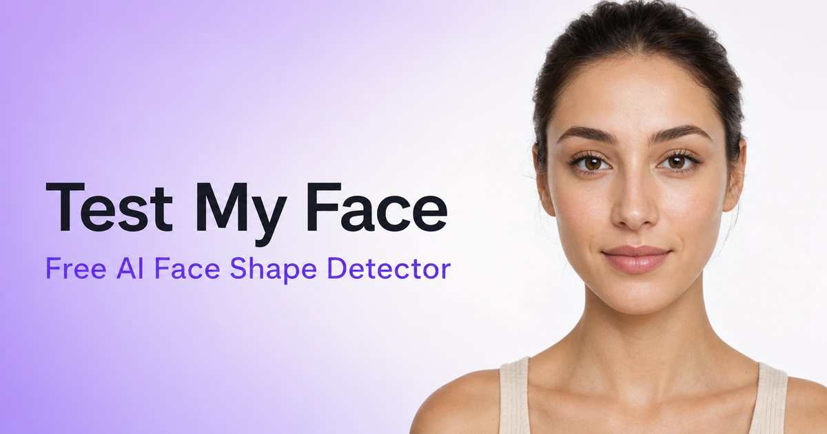 Test Me Face Free AI Face Test & Face Shape Detector | Test My Face